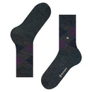 Burlington Heren Sokken Edinburgh Melange 21183 - Jambelles