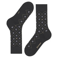 Burlington Heren Sokken Moustache & Hat SO 24733 - Jambelles