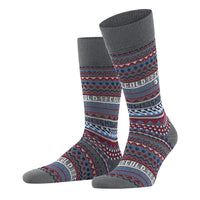 Burlington Heren Sokken Snow Isle SO 24715 - Jambelles