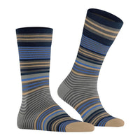 Burlington Heren Sokken Stripe SO 21057 - Jambelles