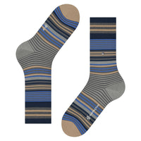 Burlington Heren Sokken Stripe SO 21057 - Jambelles