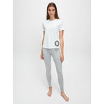 Calvin Klein Dames Shirt Short Sleeve Crew Neck 000QS6514E - Jambelles