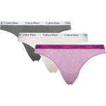 Calvin Klein Dames String Thong 3PK 000QD3587E - Jambelles