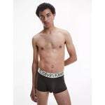 Calvin Klein Heren Boxer Low Rise Trunk Steel Micro Heupboxers 3Pack 000NB3074A - Jambelles