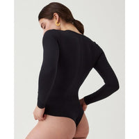 Dames Body SPANX Bodysuit Long Sleeve V-Neck 20291R - Jambelles