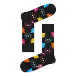 Dames & Heren Fantasie Sokken Happy Socks Cat MJA01 - Jambelles