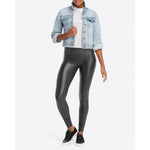 Dames Legging SPANX Faux Leather Pebble Leggings SPX 20186R - Jambelles