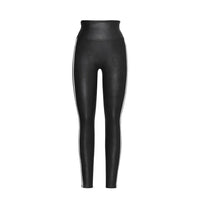 Dames Legging SPANX Faux Leather Side Stripe Legg SPX 20187R - Jambelles