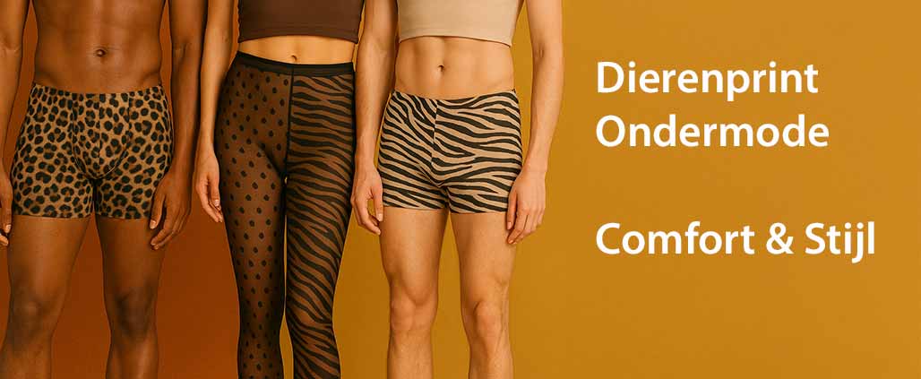 Dierenprint ondermode: comfort en stijl voor fashionbewuste shoppers