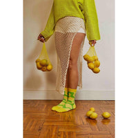 Eat My Socks Dames & Heren Fantasie Sokken Socks Fresh Lemons 2-Pack EMSNOCFLE2 - Jambelles