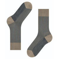 Falke Heren Sokken Oxford StripeSO 13379 - Jambelles