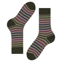 Falke Heren Sokken Tinted StripeSO 13279 - Jambelles