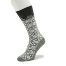 Geometric Border Sock BP232106 - Jambelles