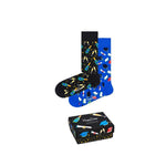 Happy Socks Dames & Heren Fantasie Sokken 2-Pack Graduation Socks Gift set 2P XGRA02 - Jambelles