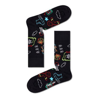 Happy Socks Dames & Heren Fantasie Sokken 2-Pack Ho Gift set 2P XHOH02 - Jambelles