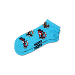 Happy Socks Dames & Heren Fantasie Sokken 2-Pack Racing Low Socks P002635 - Jambelles