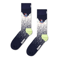Happy Socks Dames & Heren Fantasie Sokken 2-Pack Skiing Chalet Gift Set P001853 - Jambelles