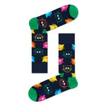 Happy Socks Dames & Heren Fantasie Sokken 3-Pack Mixed Cat Socks Gift Set 3p XMJA08 - Jambelles