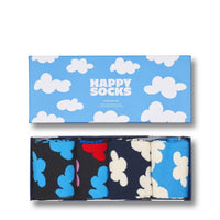 Happy Socks Dames & Heren Fantasie Sokken 4-Pack Cloudy Gift Sock P002657 - Jambelles