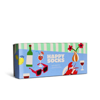 Happy Socks Dames & Heren Fantasie Sokken 4-Pack Fancy Dinner Socks P002659 - Jambelles