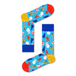 Happy Socks Dames & Heren Fantasie Sokken 4 Pack Holiday Time Gift Set 4P XHTG09 - Jambelles