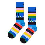Happy Socks Dames & Heren Fantasie Sokken Beatles Legend Crossing Sock BEA01 lc - Jambelles