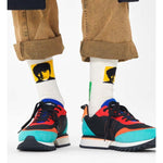 Happy Socks Dames & Heren Fantasie Sokken Beatles Silhouettes Sock BEA01 si - Jambelles