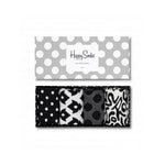 Happy Socks Dames & Heren Fantasie Sokken Big Dot Gift Box 4P XBDO09 - Jambelles