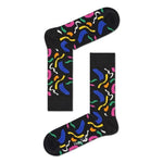 Happy Socks Dames & Heren Fantasie Sokken Brush Stroke BRU01 - Jambelles