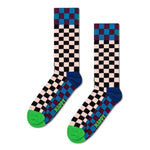 Happy Socks Dames & Heren Fantasie Sokken Checkerboard Sock P000078 - Jambelles
