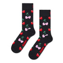 Happy Socks Dames & Heren Fantasie Sokken Cherry Heart Sock P004484 - Jambelles