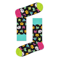 Happy Socks Dames & Heren Fantasie Sokken Funny Cat Sock FCA01 - Jambelles