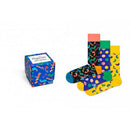 Happy Socks Dames & Heren Fantasie Sokken Happy Birthday Box XBDA08 - Jambelles