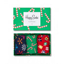 Happy Socks Dames & Heren Fantasie Sokken Holiday Gift-Box XMAS08 - Jambelles