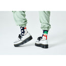 Happy Socks Dames & Heren Fantasie Sokken Jumbo Snowman Sock JSS01 - Jambelles