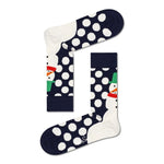 Happy Socks Dames & Heren Fantasie Sokken Jumbo Snowman Sock JSS01 - Jambelles