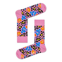 Happy Socks Dames & Heren Fantasie Sokken Multi Leopard Sock MLE01 - Jambelles