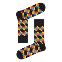 Happy Socks Dames & Heren Fantasie Sokken Optic Square Sock OSQ01 - Jambelles