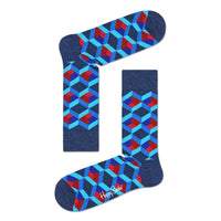 Happy Socks Dames & Heren Fantasie Sokken Optic Square Sock OSQ01 - Jambelles