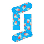 Happy Socks Dames & Heren Fantasie Sokken Popcorn POP01 - Jambelles