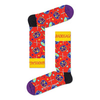 Happy Socks Dames & Heren Fantasie Sokken Queen Radio Gaga QUE01 RGG - Jambelles