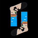 Happy Socks Dames & Heren Fantasie Sokken Road Trip Sock ROA01 - Jambelles