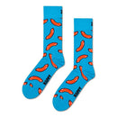 Happy Socks Dames & Heren Fantasie Sokken Sausage Sock P004094 - Jambelles
