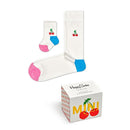 Happy Socks Dames & Heren Fantasie Sokken Two Peas in a Pod Giftbox XPEA02 - Jambelles