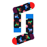 Happy Socks Dames & Heren Fantasie Sokken Ying Yang Cow Sock YYC01 - Jambelles
