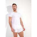 Hom Heren Shirt/Hemd Supreme Cotton Tee-Shirt Crew Neck 401330 - Jambelles