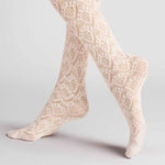 Hudson Dames Kniekousen Graphic Crochet 120000030 - Jambelles