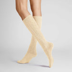 Hudson Dames Kniekousen WINTER PLAIT 120015377 - Jambelles