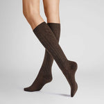 Hudson Dames Kniekousen WINTER PLAIT 120015377 - Jambelles