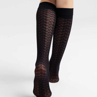 Hudson Dames Panty Kniekousen Earthy Reptile 120000101 - Jambelles